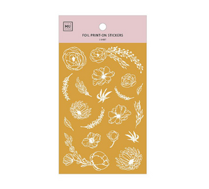 MU Gold Foil Print-On Stickers-03 - Smidapaper Ikigai Shop