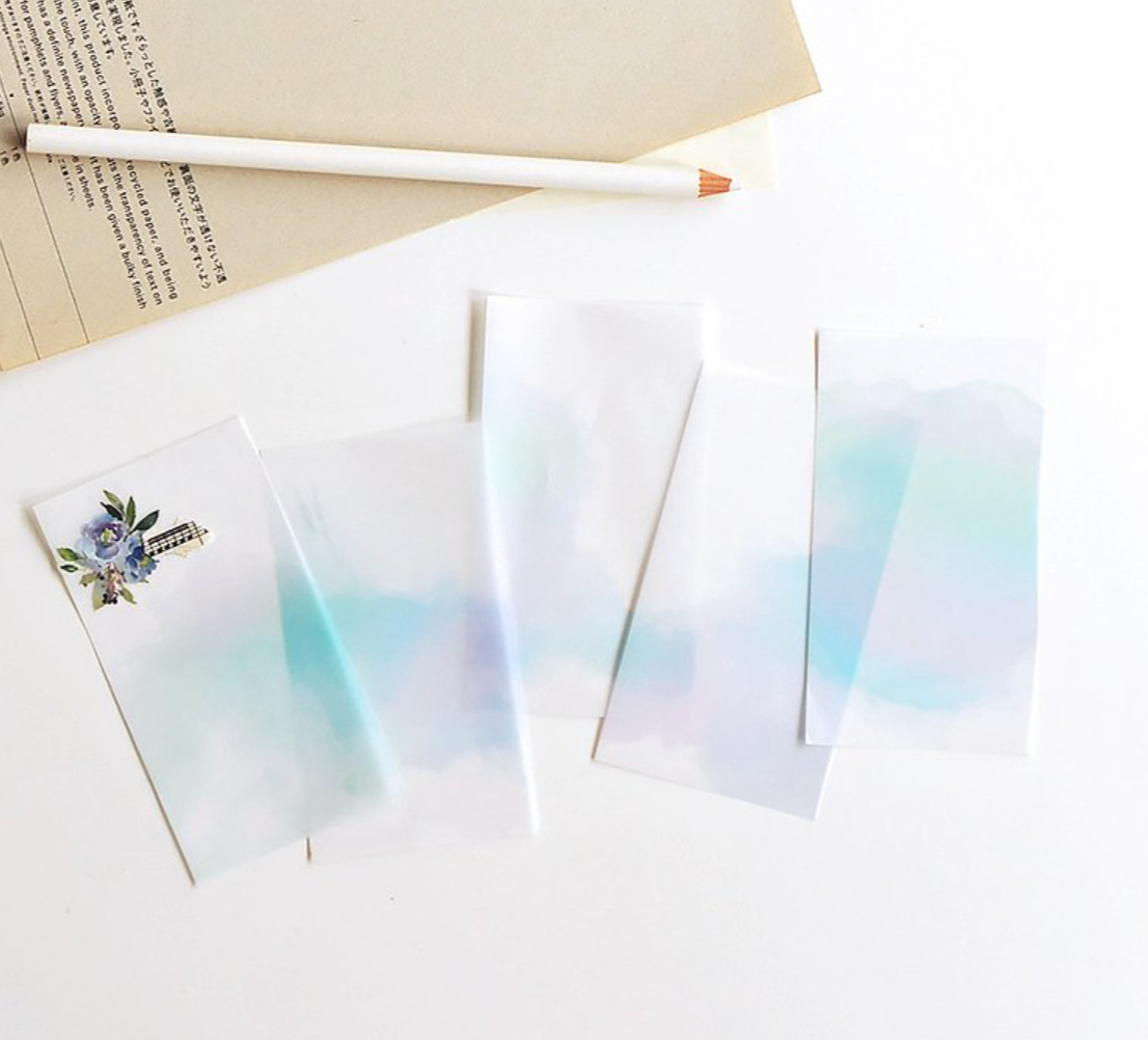 MU Craft Dyeing Tracing Paper 25 sheets/pack (6 NEW colours) - Smidapaper Ikigai Shop