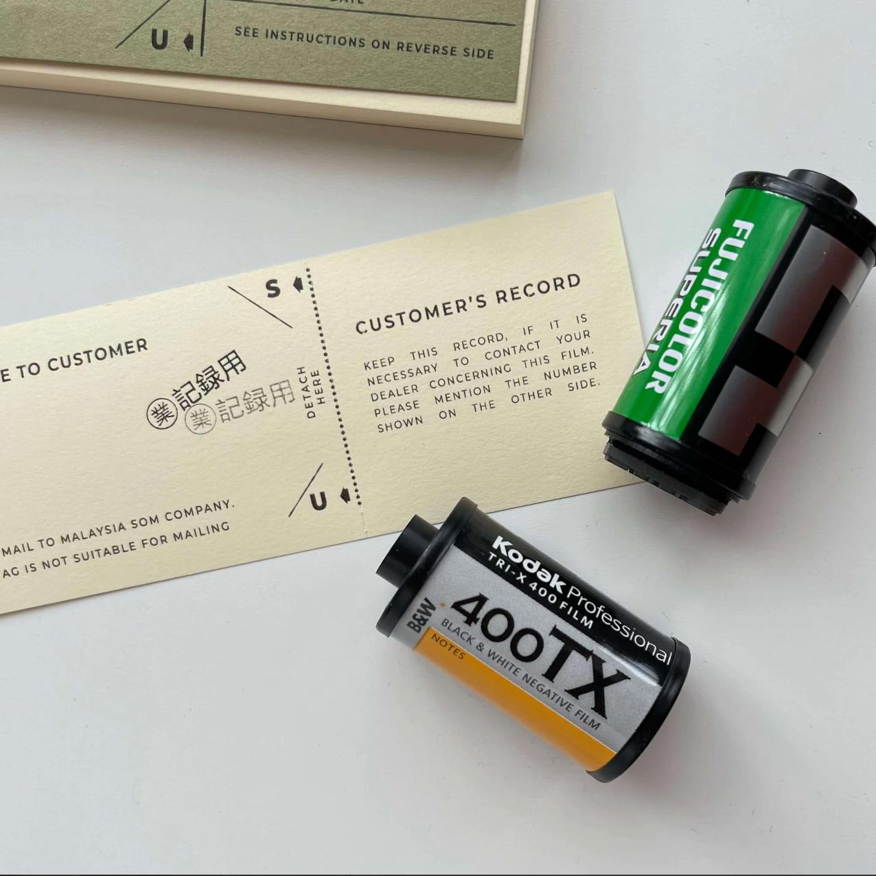 35mm Film Canister Rubber Stamp (2 designs) - Smidapaper Ikigai Shop