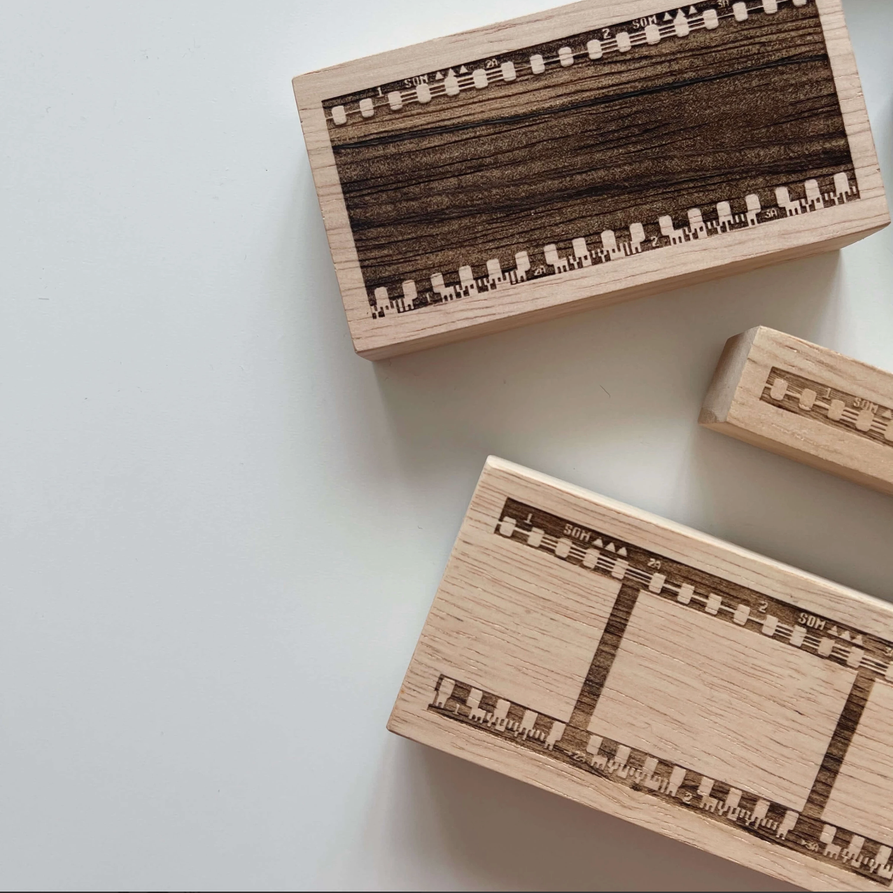 35mm Film Wooden Stamp (3 types) - Smidapaper Ikigai Shop