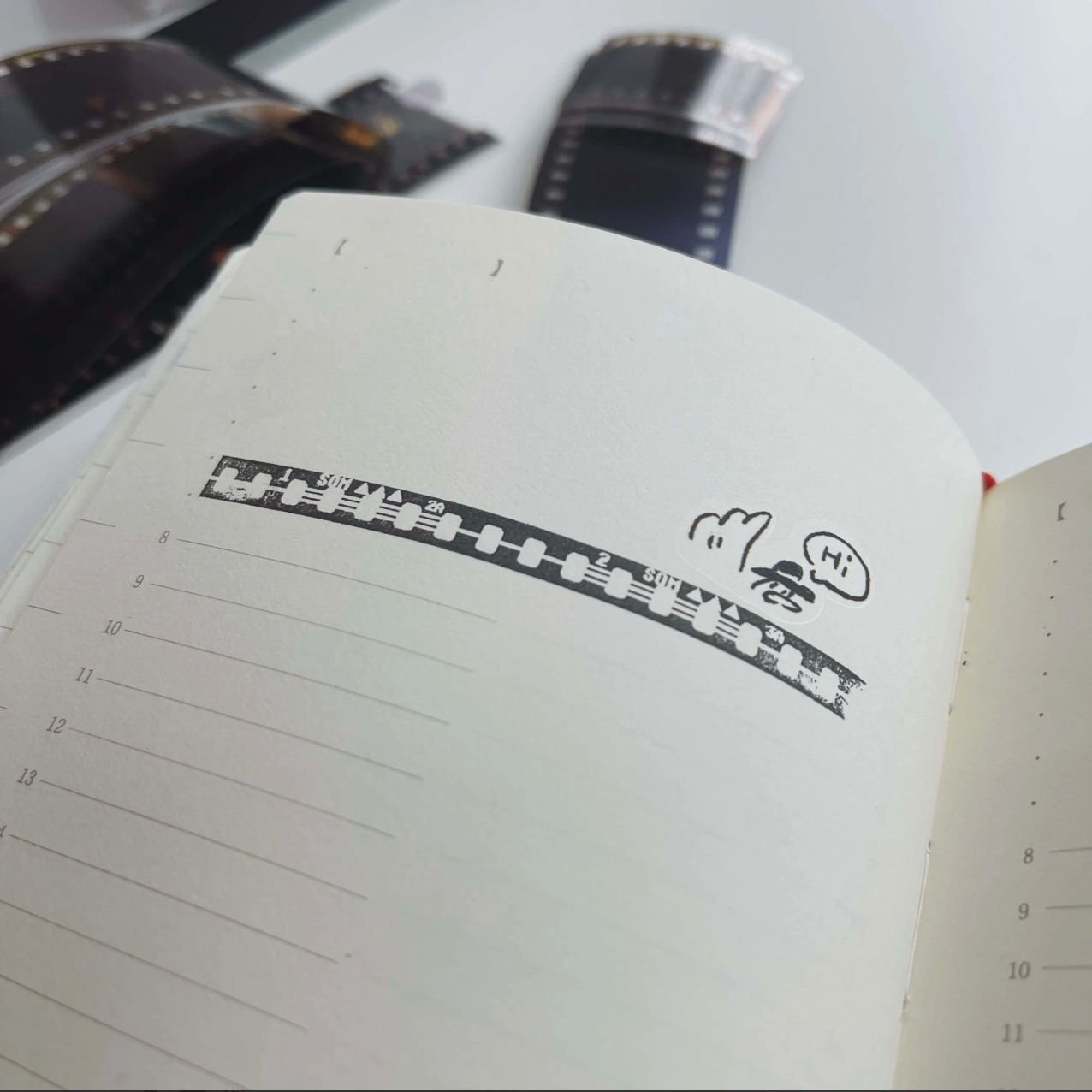 35mm Film Wooden Stamp (3 types) - Smidapaper Ikigai Shop