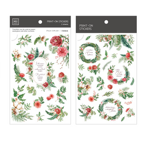 MU Print-On Stickers-Christmas 007: Season of Joy - Smidapaper Ikigai Shop