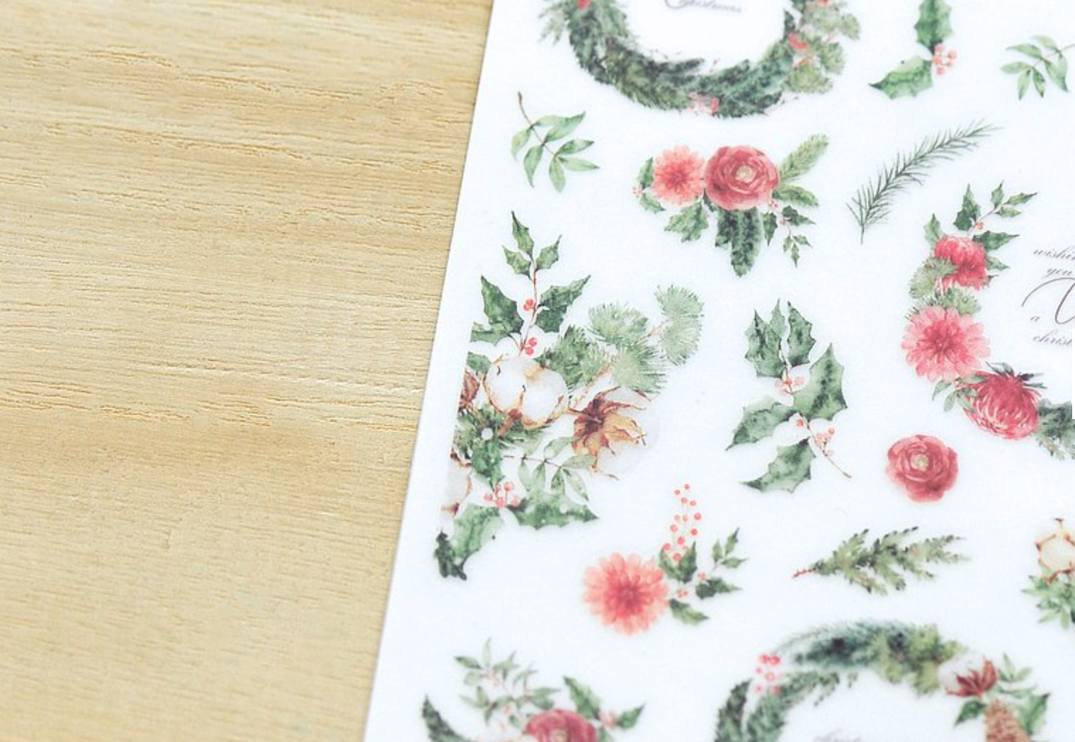 MU Print-On Stickers-Christmas 007: Season of Joy - Smidapaper Ikigai Shop