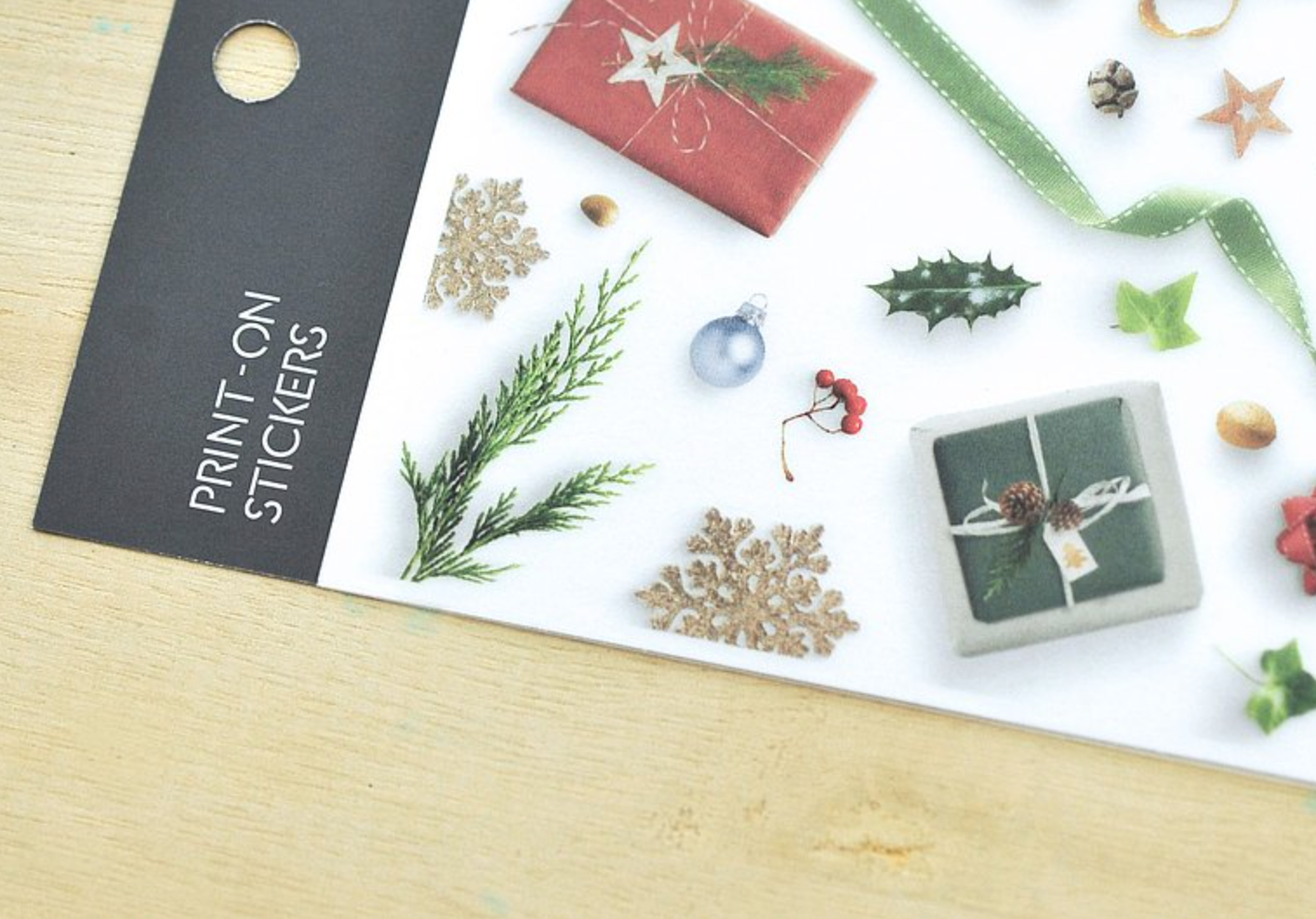 MU Print-On Stickers-Christmas 009: Life is a Gift - Smidapaper Ikigai Shop
