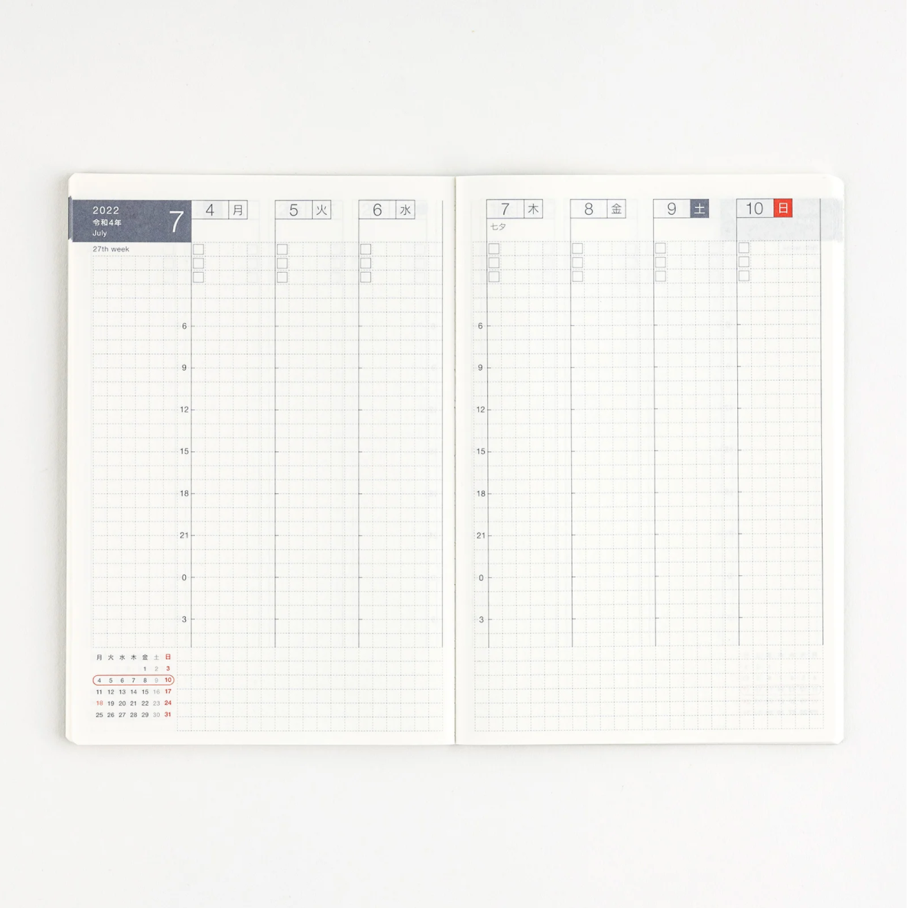 Hobonichi Techo 2022 Weekly Calendar (A6) - Smidapaper Ikigai Shop