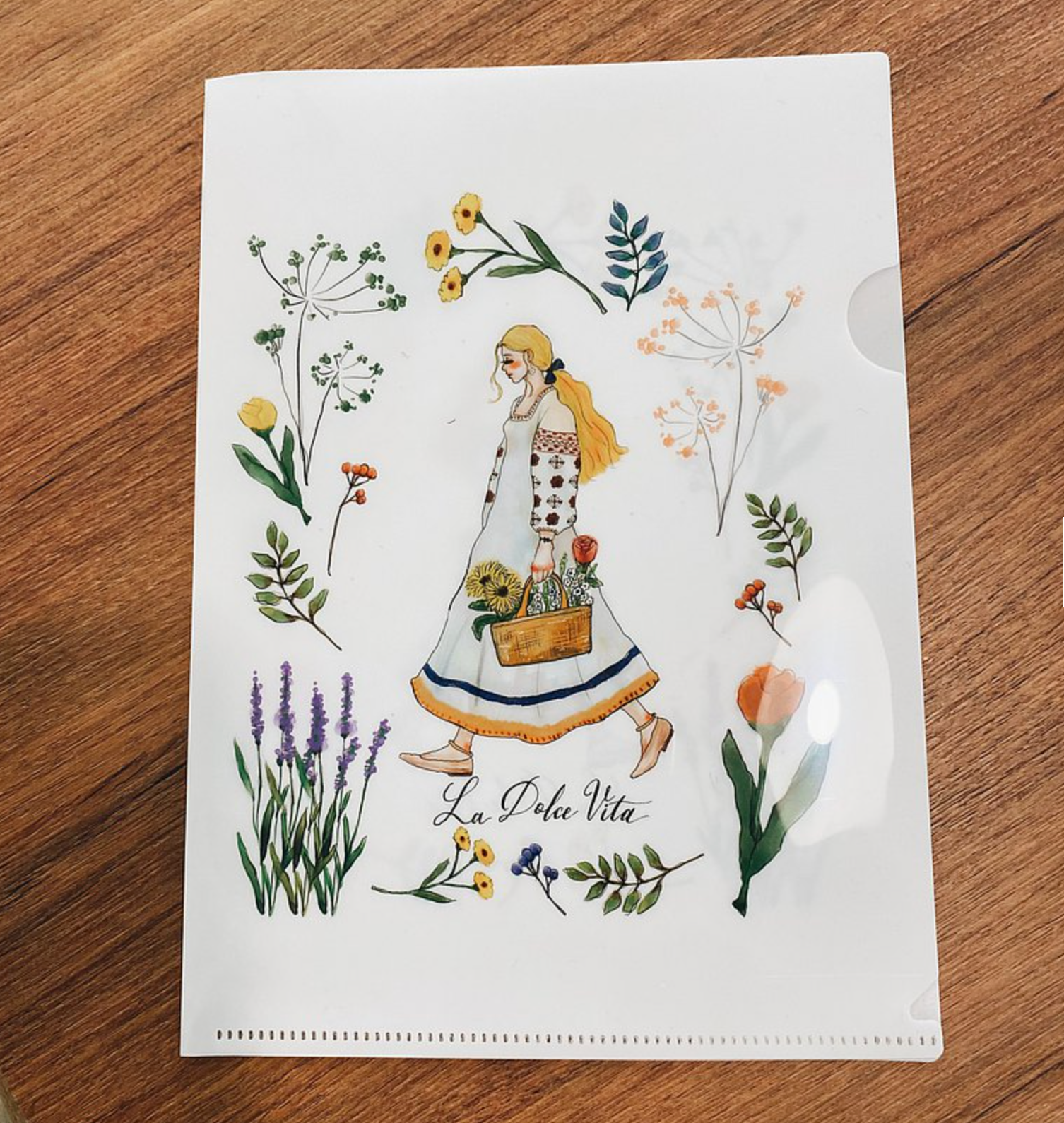 La Dolce Vita Garden Collection PlasticFolder - Smidapaper Ikigai Shop