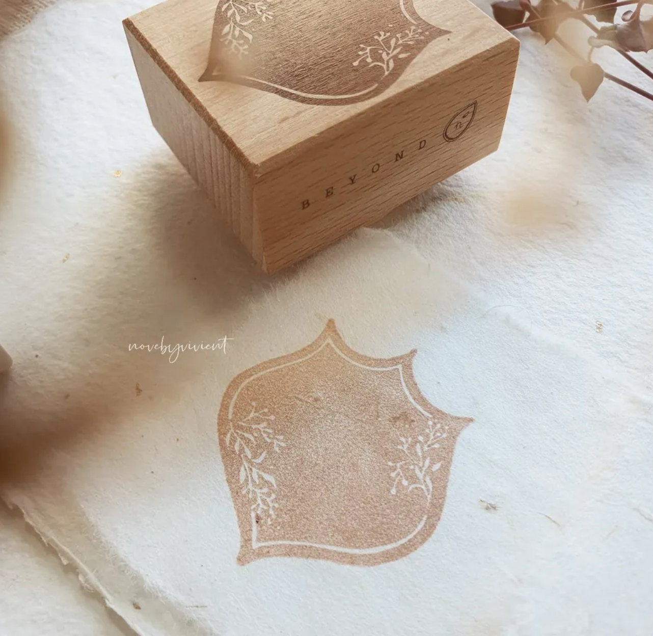 Nove Beyond Rubber Stamp: Badge .01 (set of 3) - Smidapaper Ikigai Shop