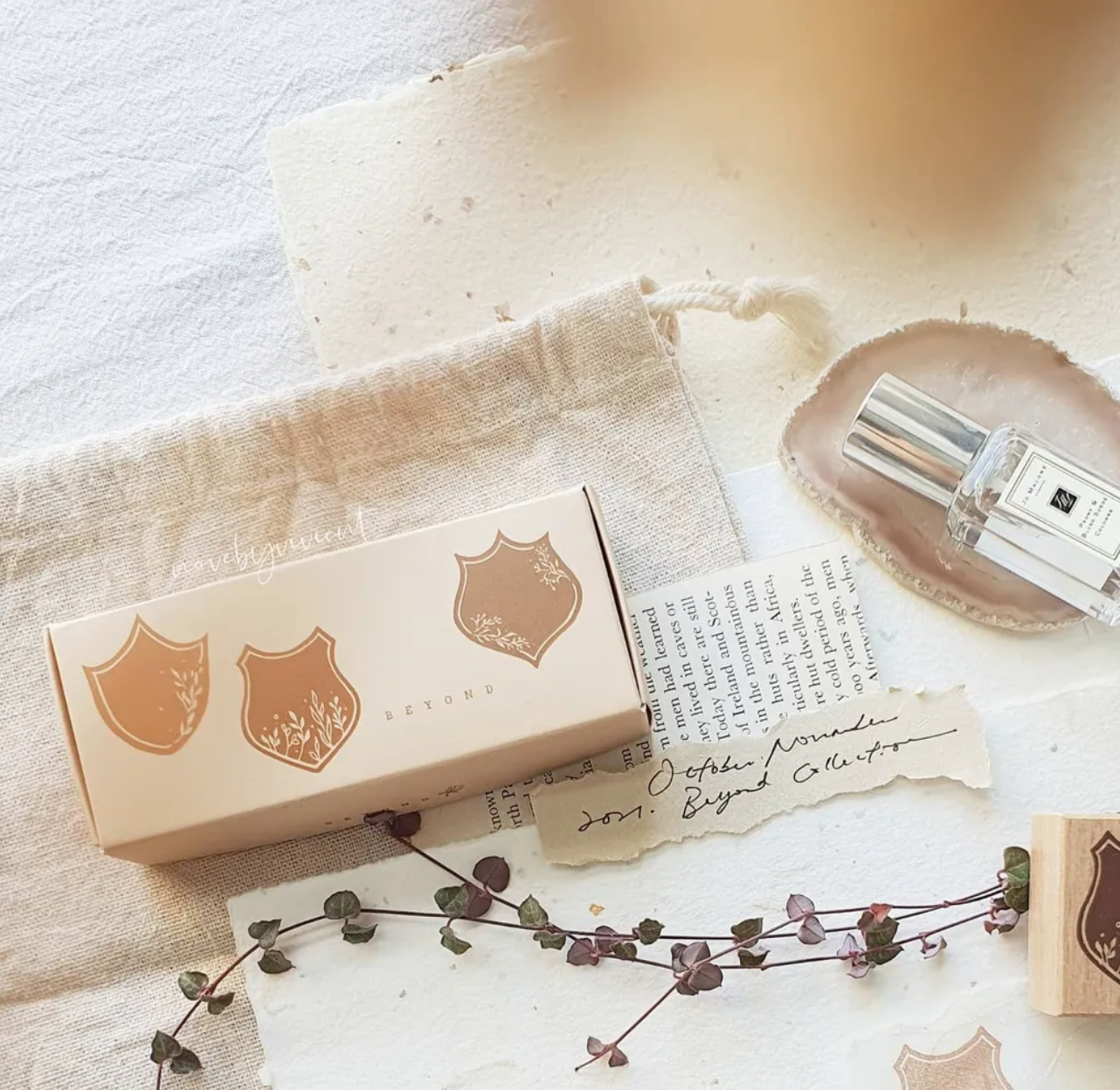 Nove Beyond Rubber Stamp: Badge .01 (set of 3) - Smidapaper Ikigai Shop