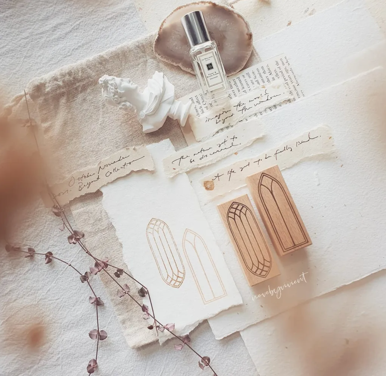 Nove Beyond Rubber Stamp: Window .01 (set of 2) - Smidapaper Ikigai Shop