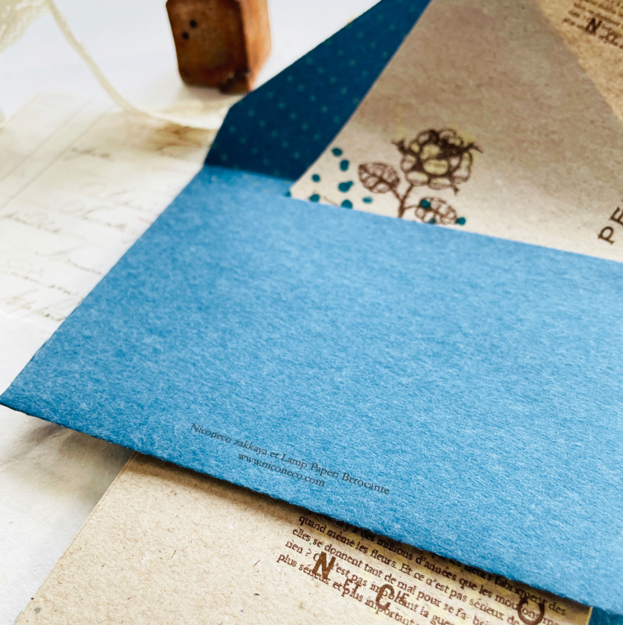 Nico Neco x Hiroko Uno Mini Letter Set (2 Colours) - Smidapaper Ikigai Shop