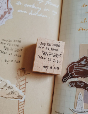 Yeoncharm Days Rubber Stamp - Smidapaper Ikigai Shop