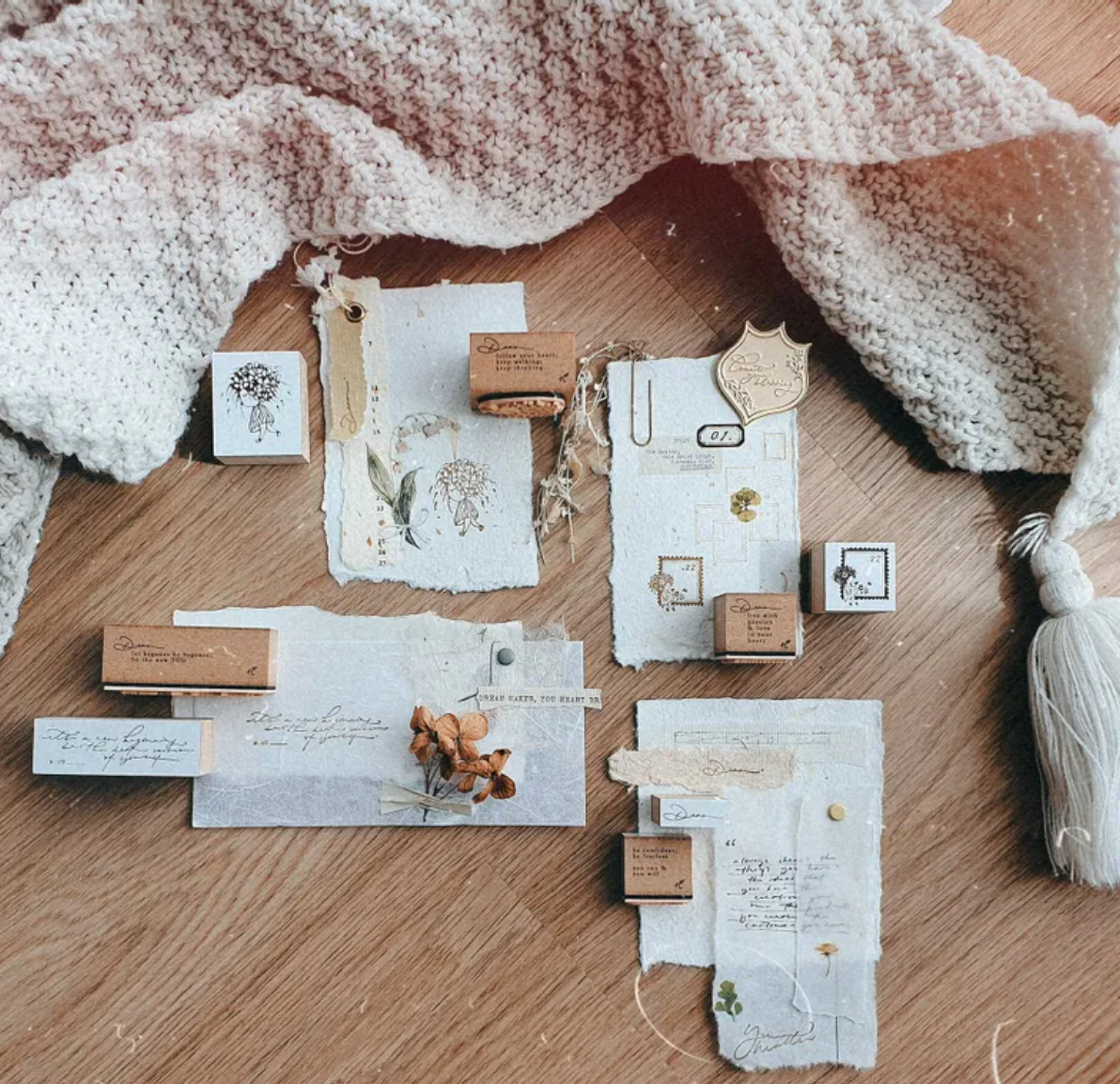 Nove Dear Rubber Stamp: Stamp - Smidapaper Ikigai Shop