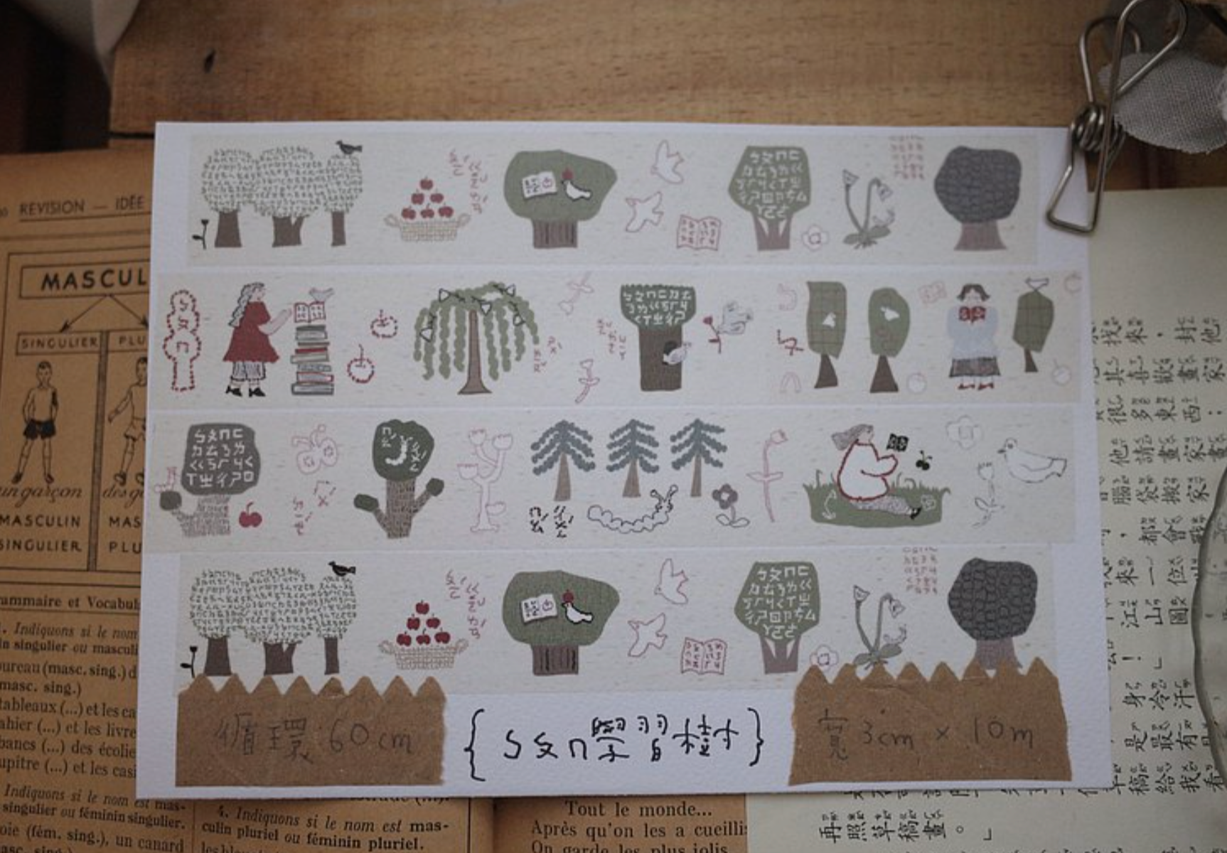 Misshoegg Learning Tree Washi Tape