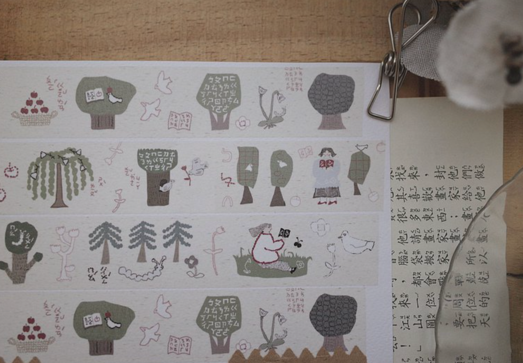 Misshoegg Learning Tree Washi Tape