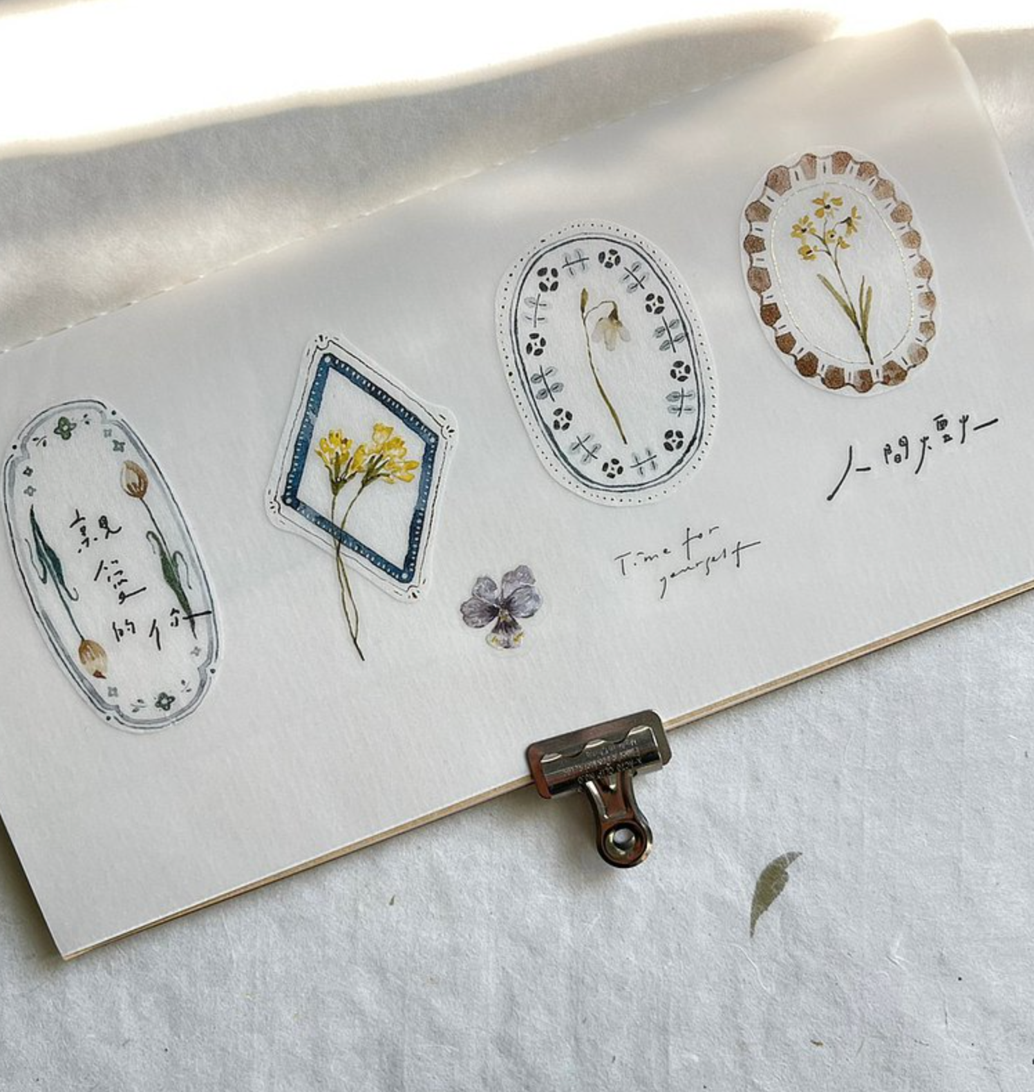 Pion Plate Paper Tape (with bronze hot stamping)