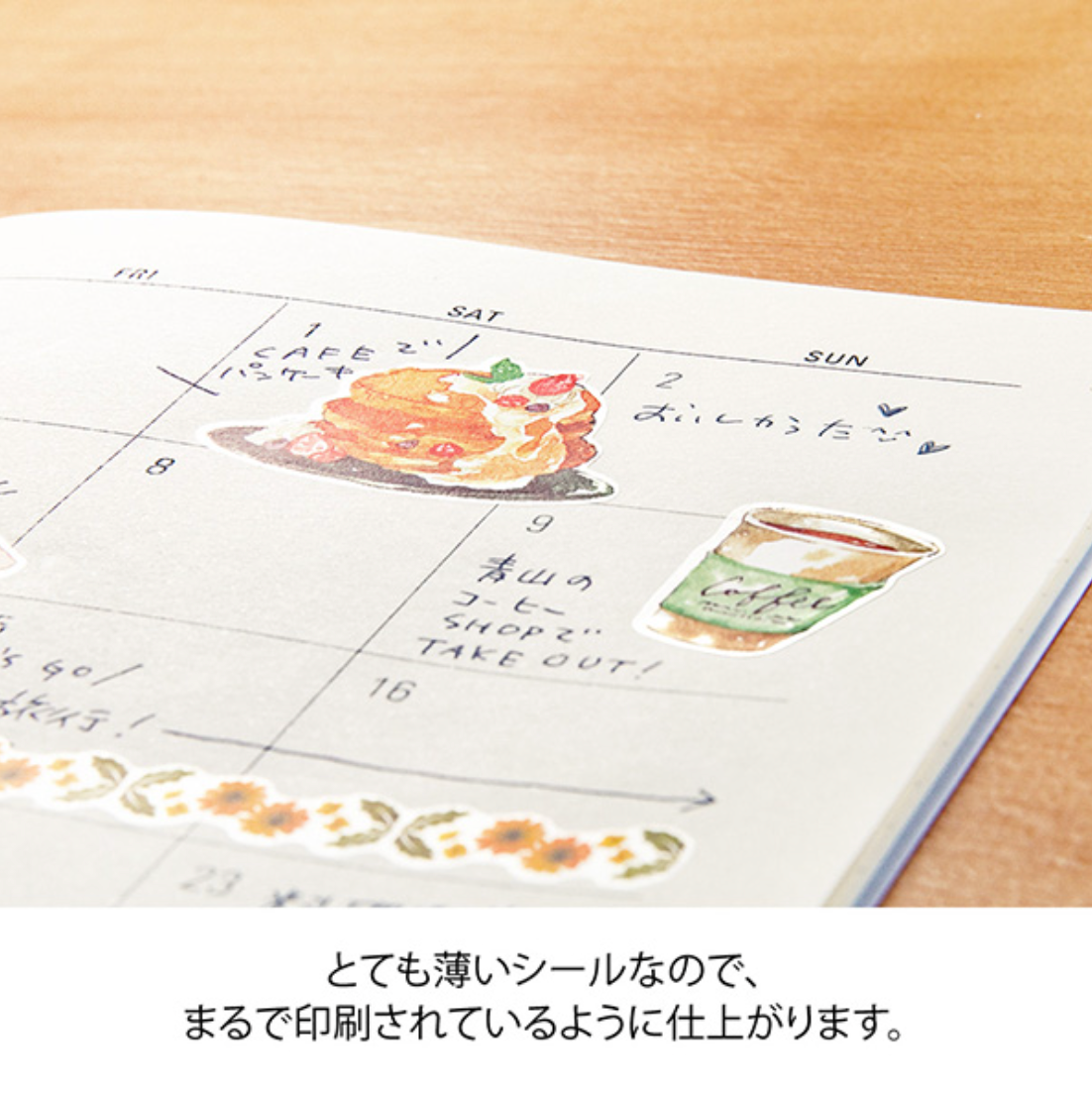 Midori Transfer Stickers: Snacks