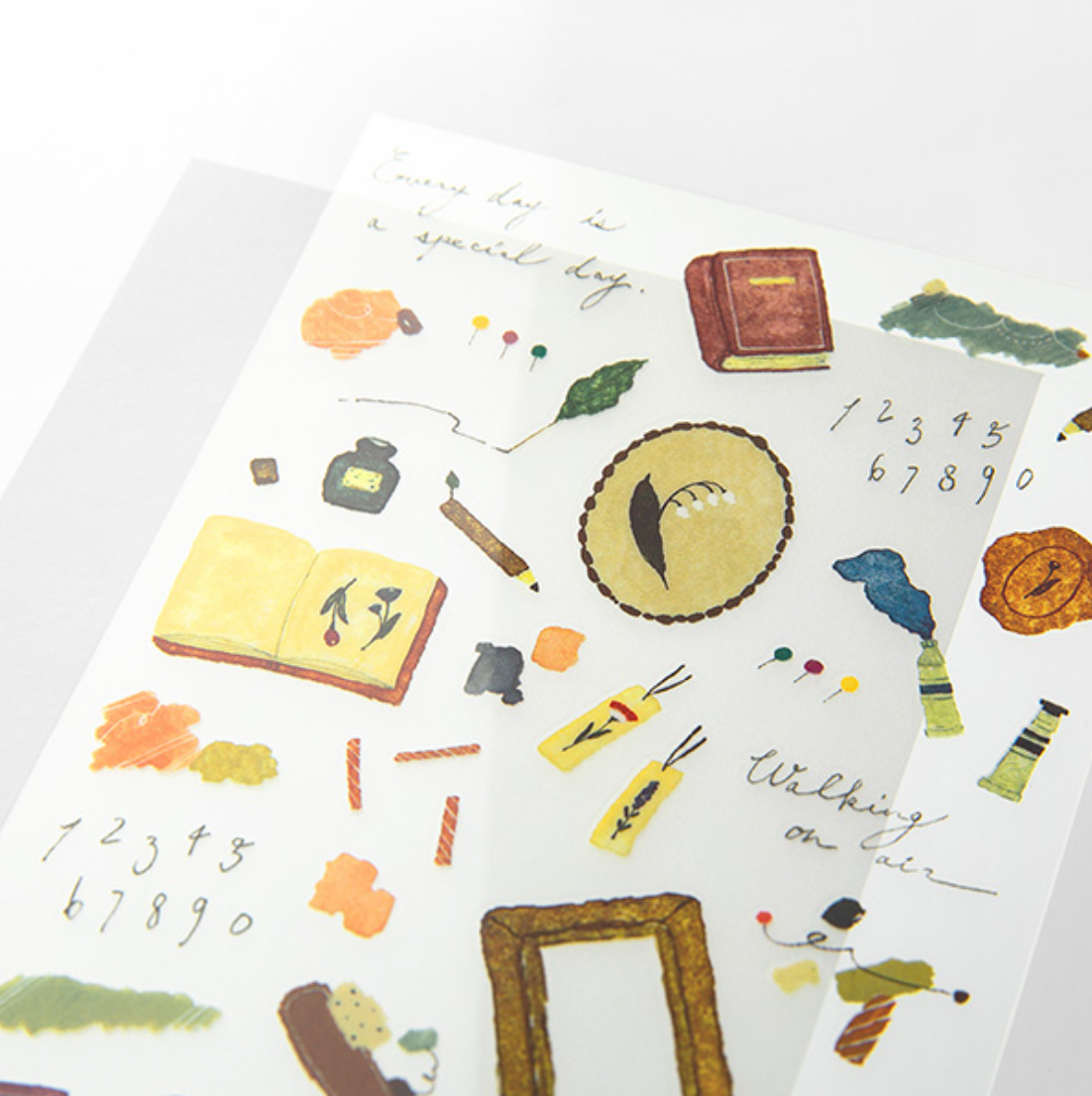 Midori Transfer Stickers: Stationery