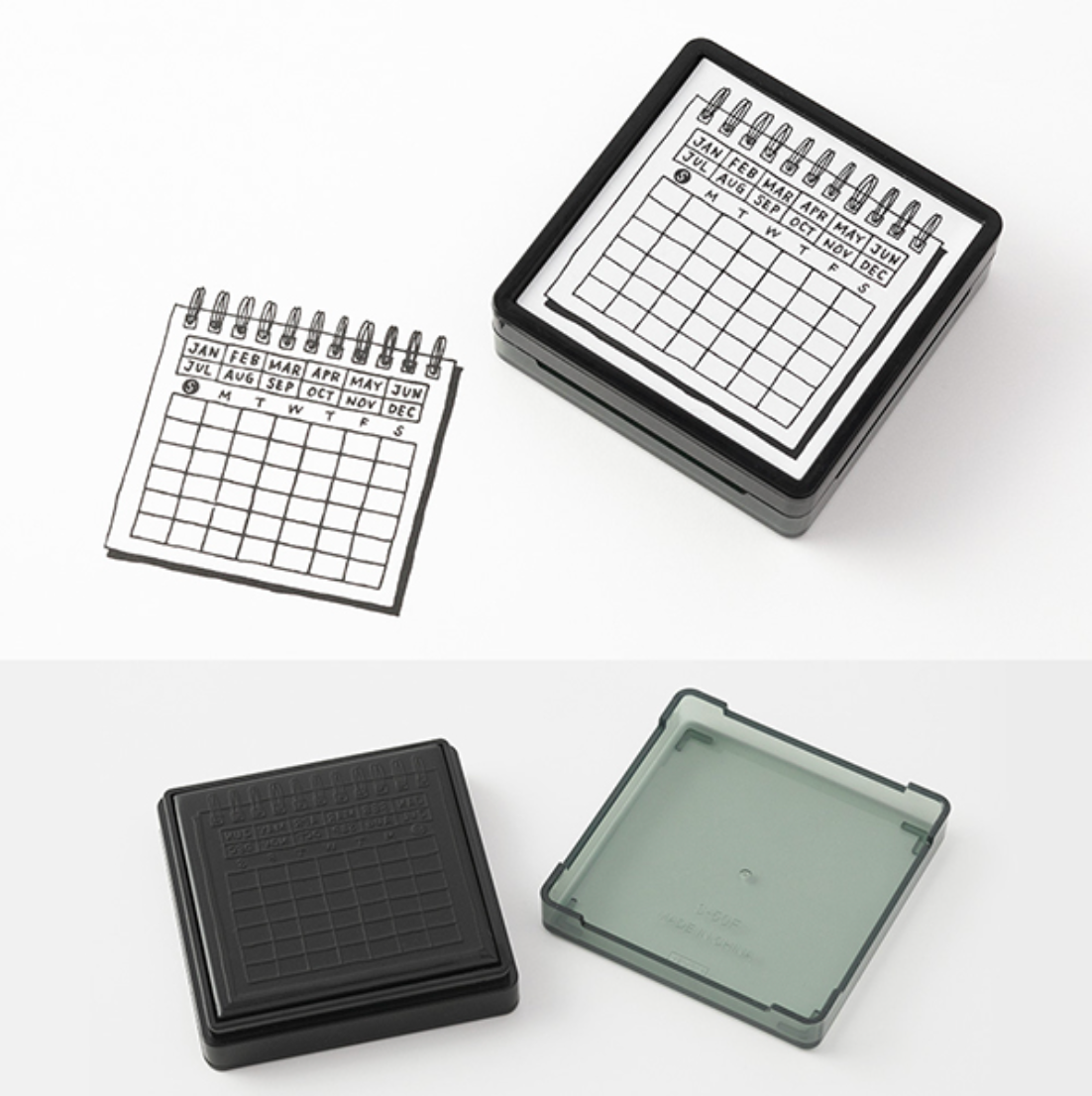 Midori Paintable Stamp: Calendar