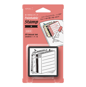 Midori Paintable Stamp: Book