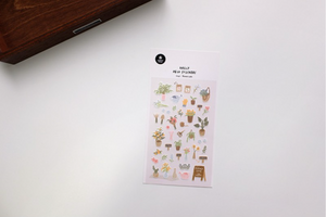 Suatelier Flower Cafe Stickers