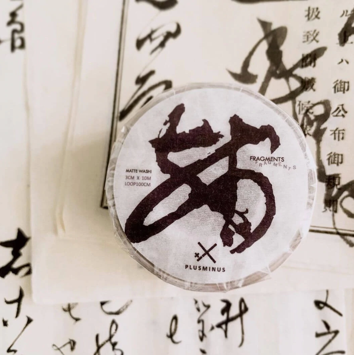 PlusMinus Fragments Washi Tape