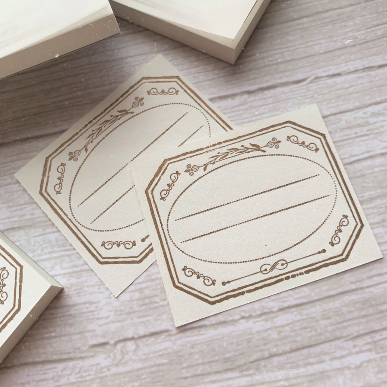 Vintage Frame-Mini Notepad Oeda Letterpress x Journal Pages
