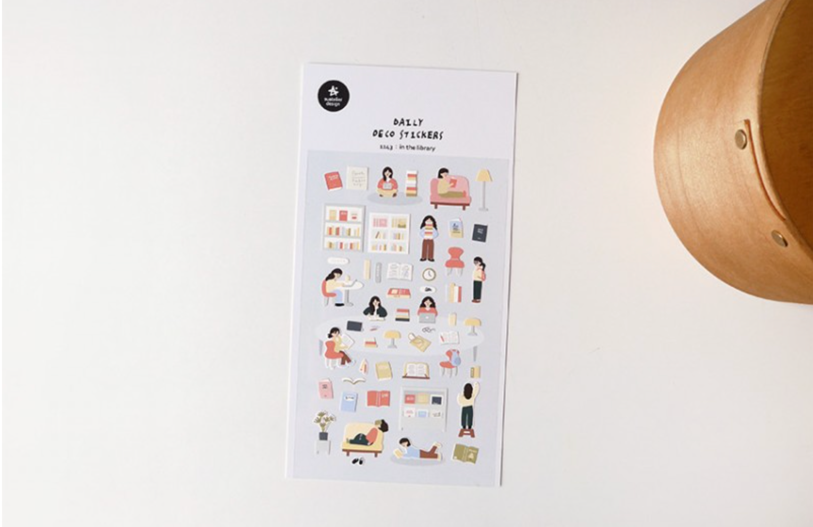 Suatelier In the Library Stickers