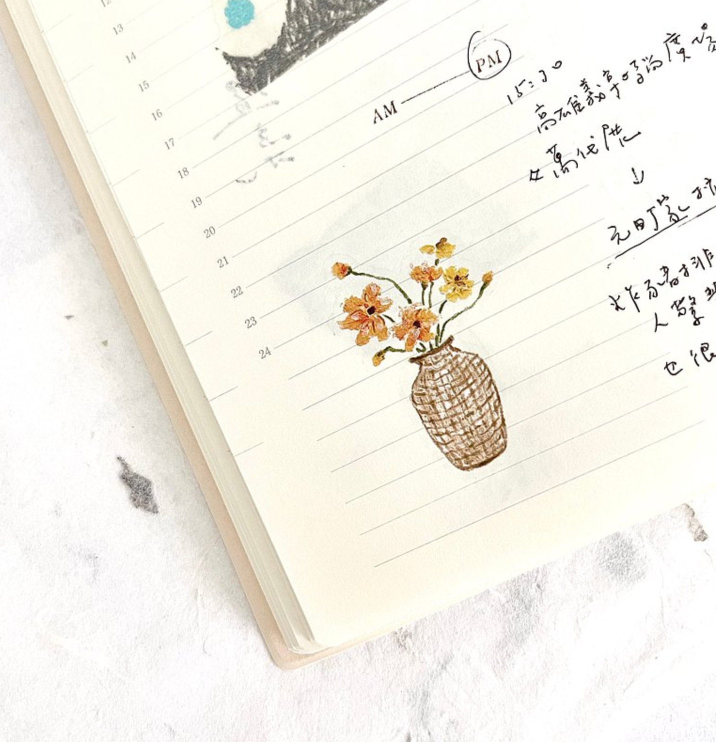 Pion Flowers of Spring Transfer Sticker (Pack of 2)