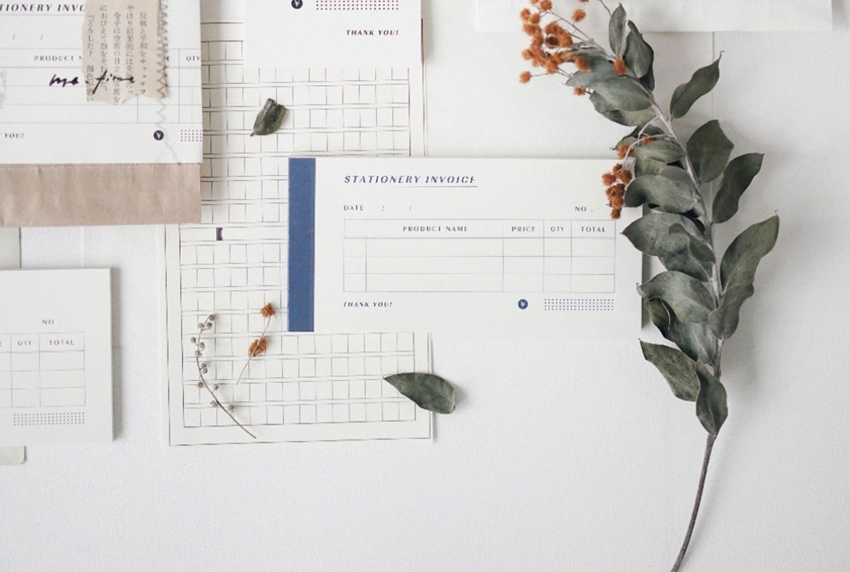 Heeymiao Stationery Invoice (Horizontal)