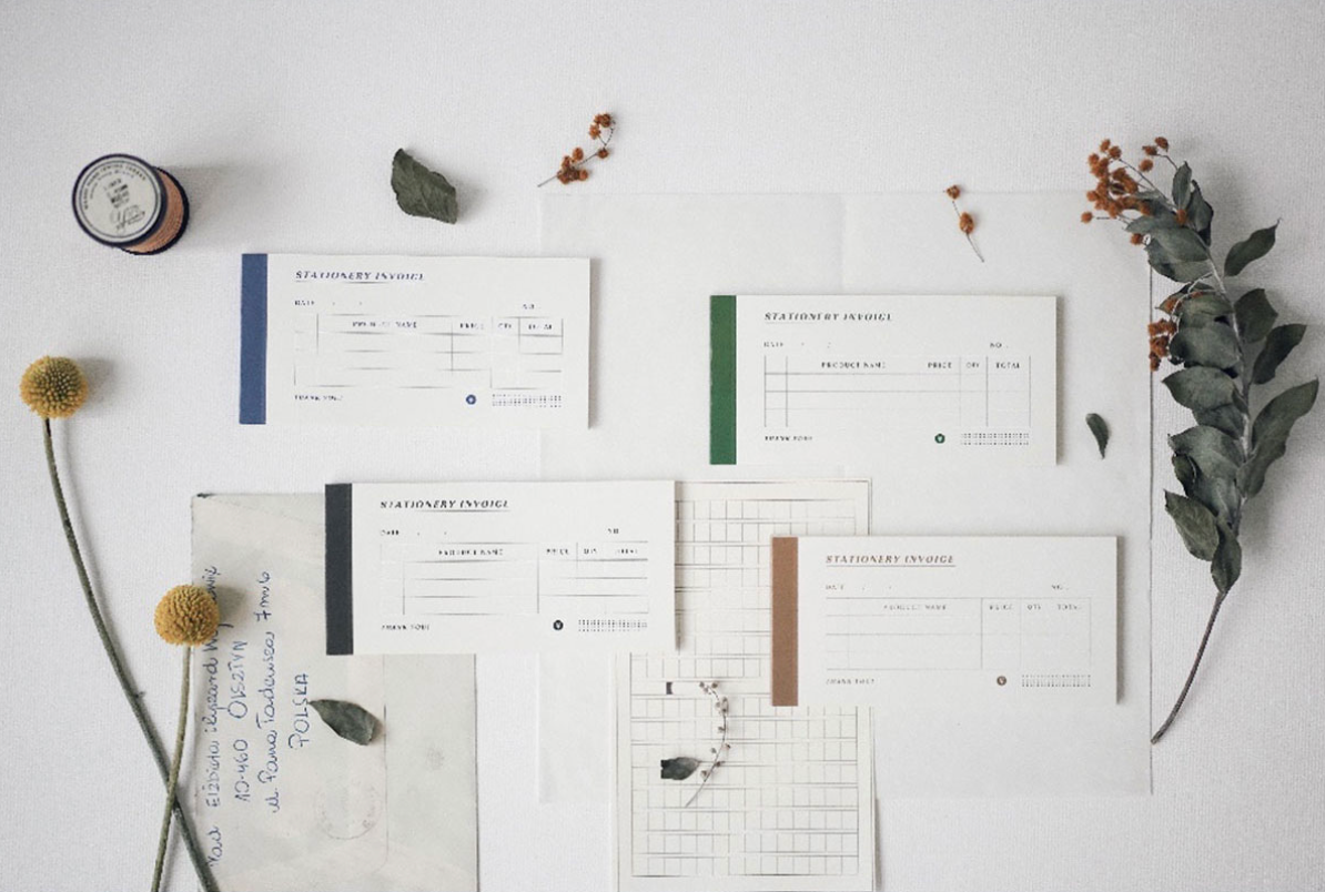 Heeymiao Stationery Invoice (Horizontal)
