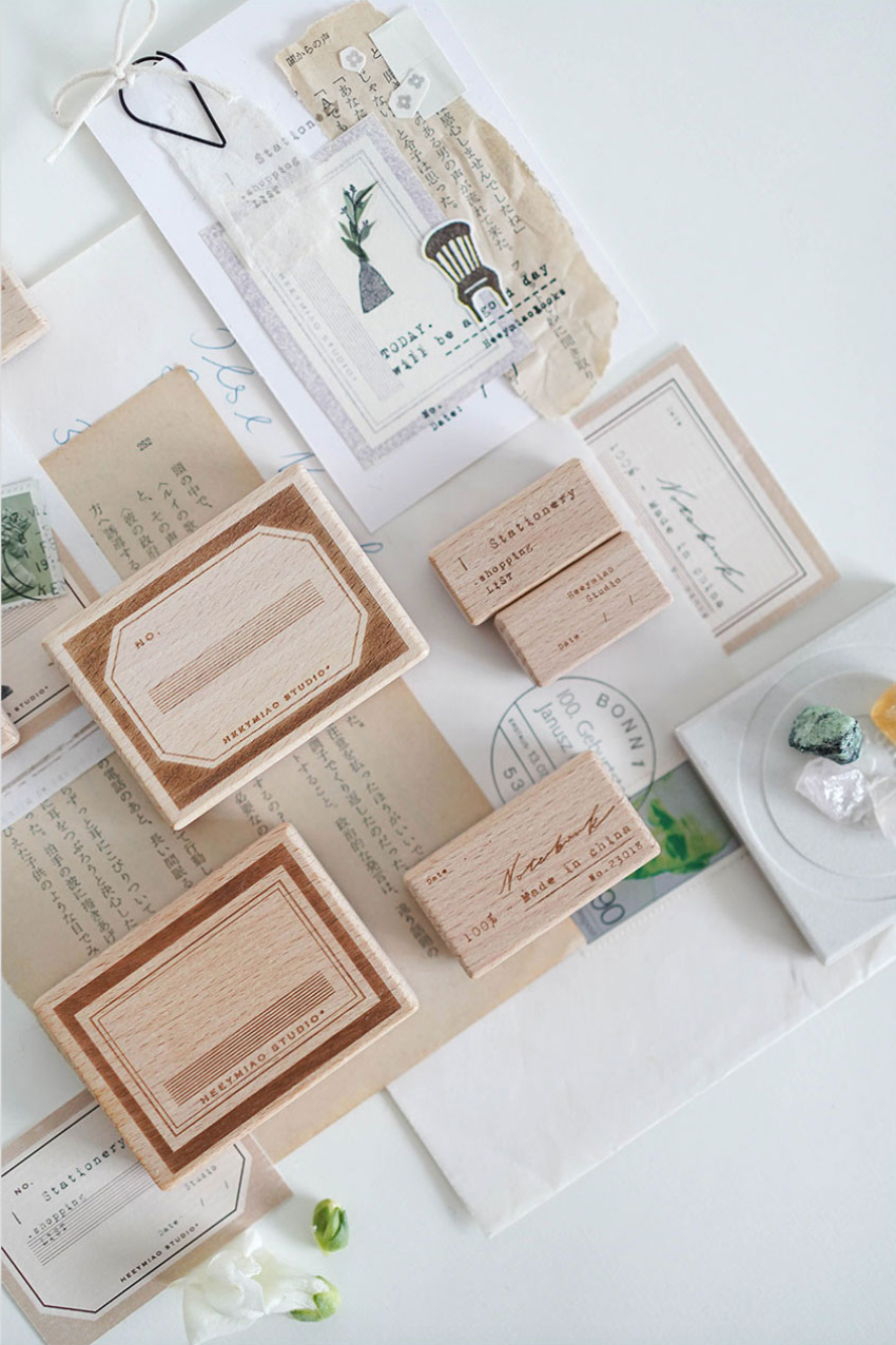 Heeymiao Frame Rubber Stamps (4 designs)