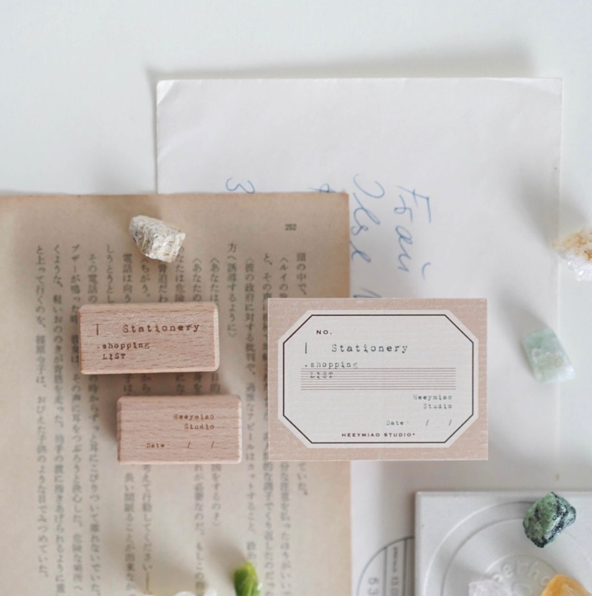 Heeymiao Frame Rubber Stamps (4 designs)