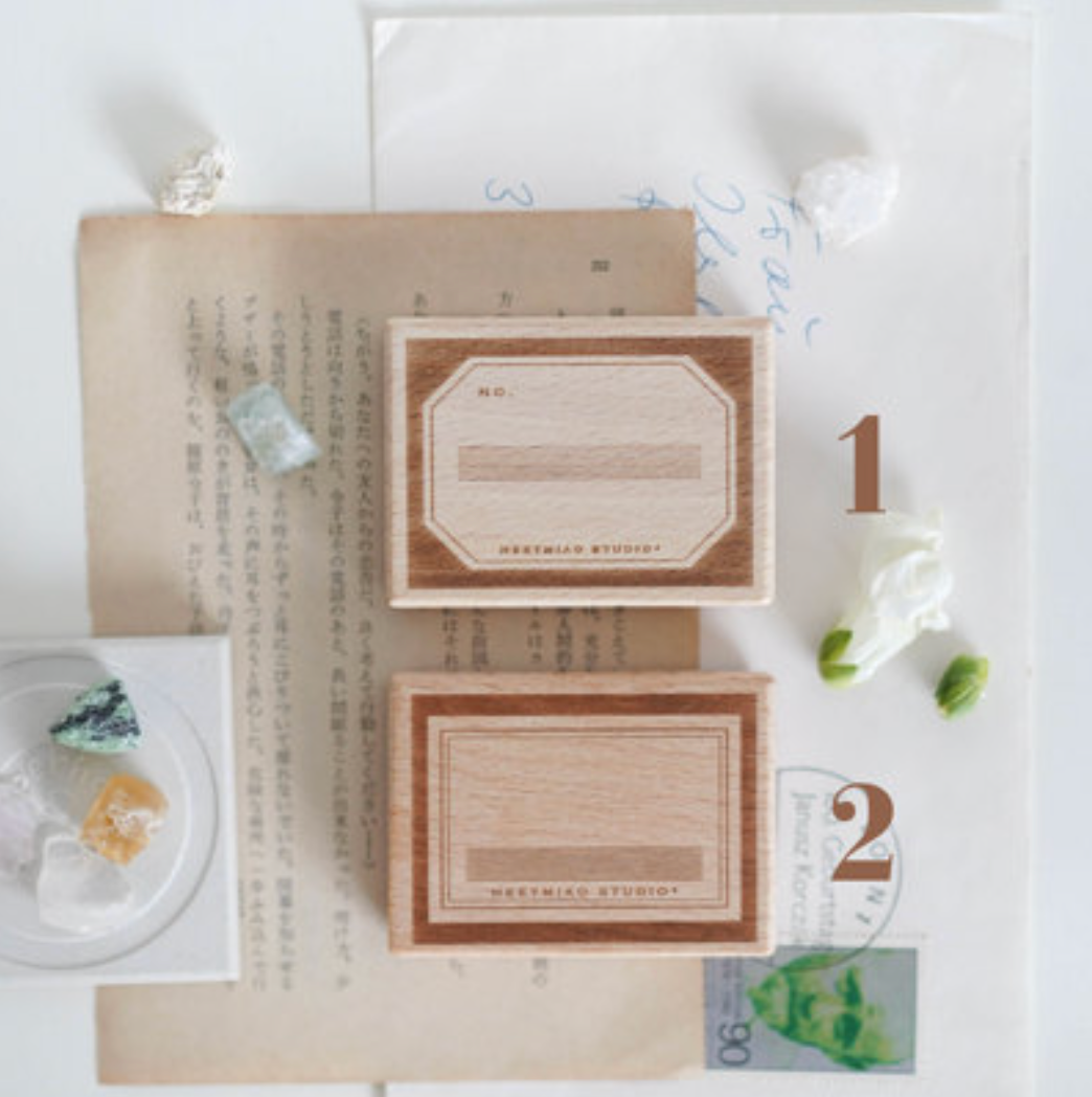 Heeymiao Frame Rubber Stamps (4 designs)