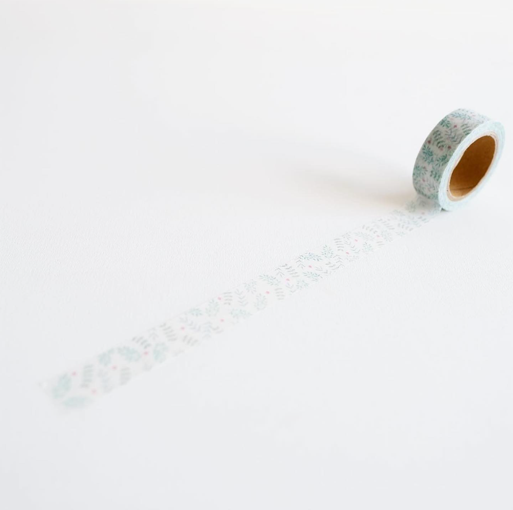 Yohaku Original Washi Tape- (Y-099) Wakaba