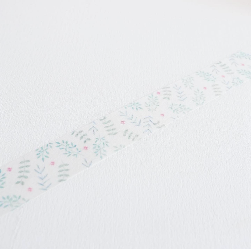 Yohaku Original Washi Tape- (Y-099) Wakaba