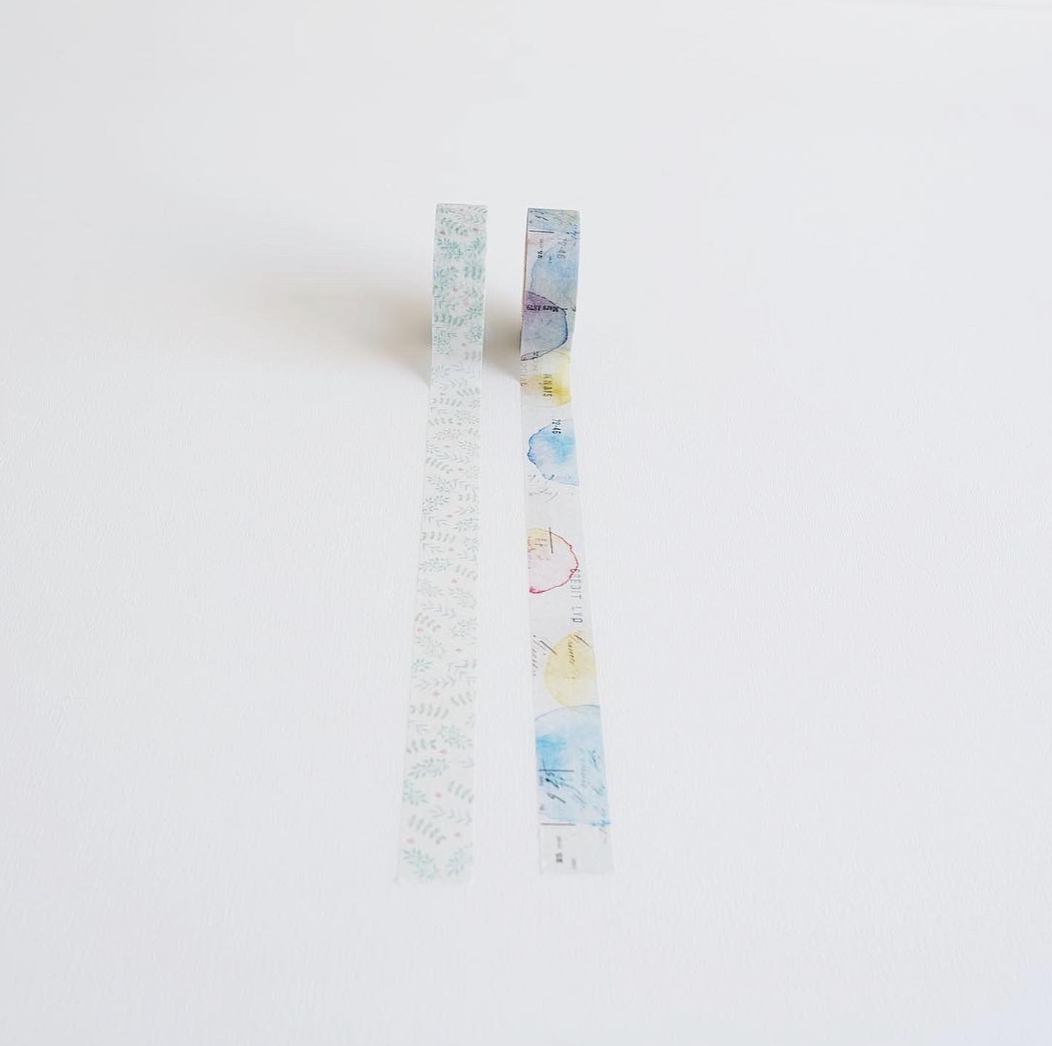 Yohaku Original Washi Tape- (Y-099) Wakaba