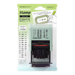Midori Paintable Rotating Date Stamp: Frame