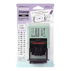 Midori Paintable Rotating Date Stamp: Stationery