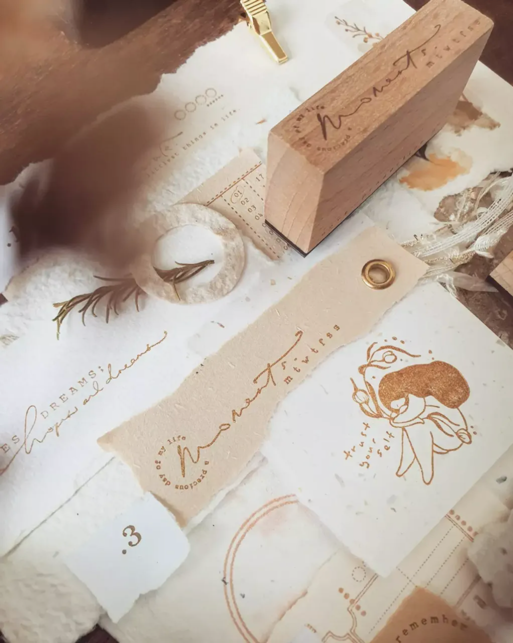 Nove W Rubber Stamp Collection (6 types)