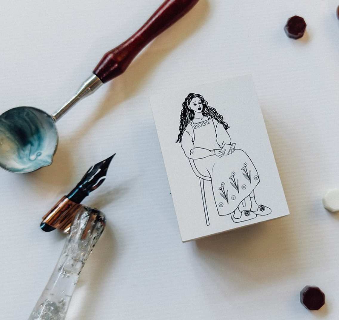 La Dolce Vita Rubber Stamp: Old School Diary
