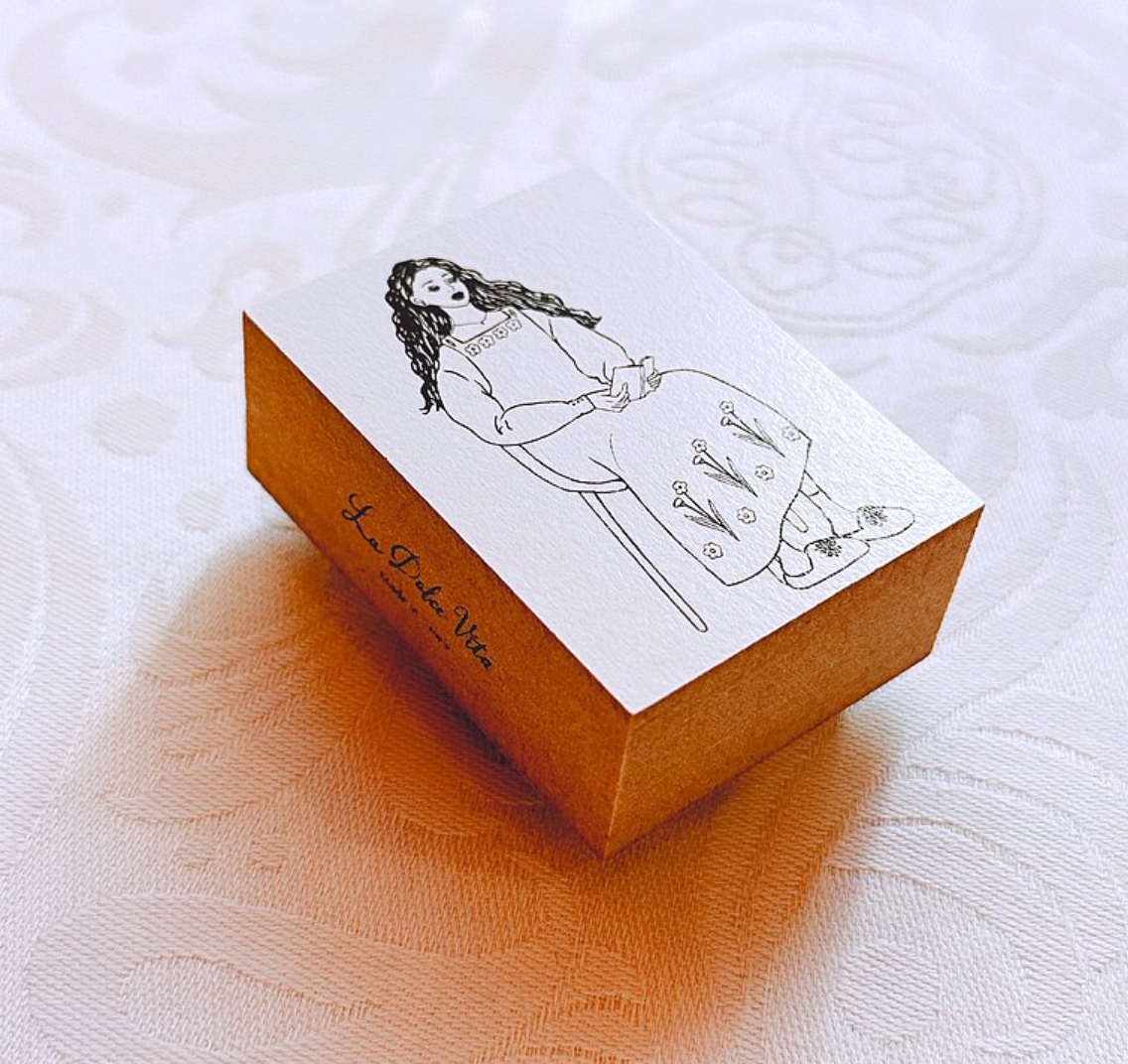 La Dolce Vita Rubber Stamp: Old School Diary