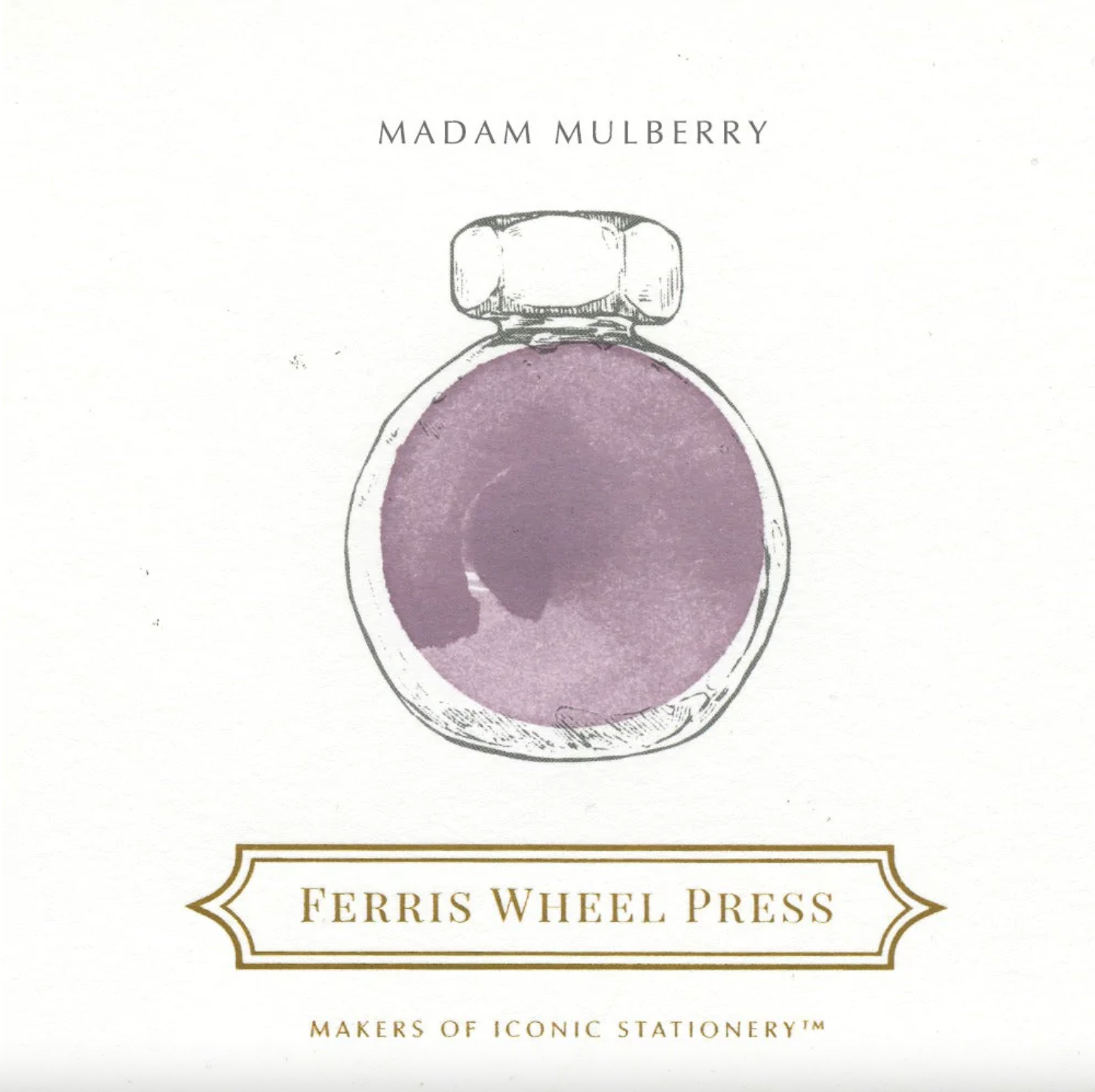 Ferris Wheel Press Fountain Pen Ink 38ml: Madam Mulberry