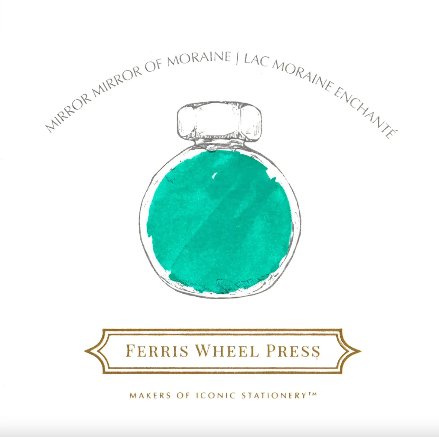 Ferris Wheel Press Fountain Pen Ink 38ml: Mirror Mirror of Moraine