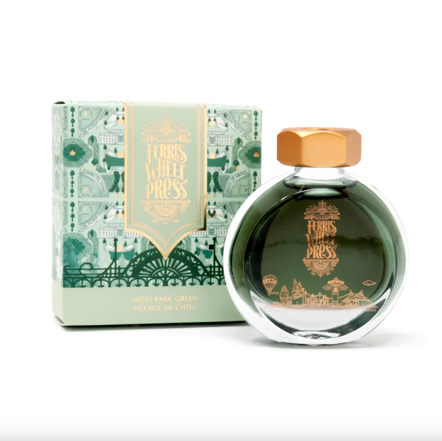Ferris Wheel Press Fountain Pen Ink 38ml: Moss Park Green