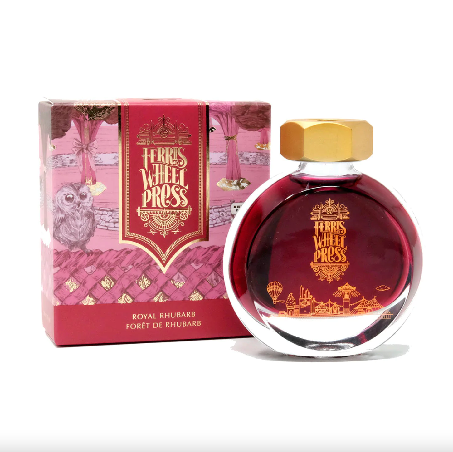 Ferris Wheel Press Fountain Pen Ink 38ml: Royal Rhubarb