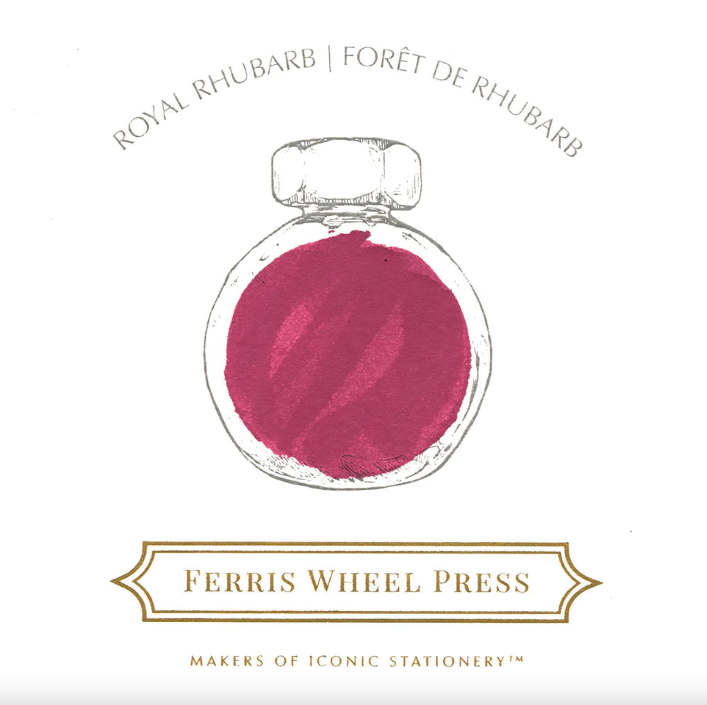 Ferris Wheel Press Fountain Pen Ink 38ml: Royal Rhubarb