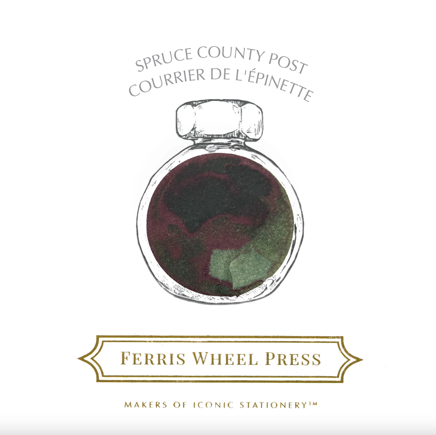 Ferris Wheel Press Fountain Pen Ink 38ml: Spruce County Post