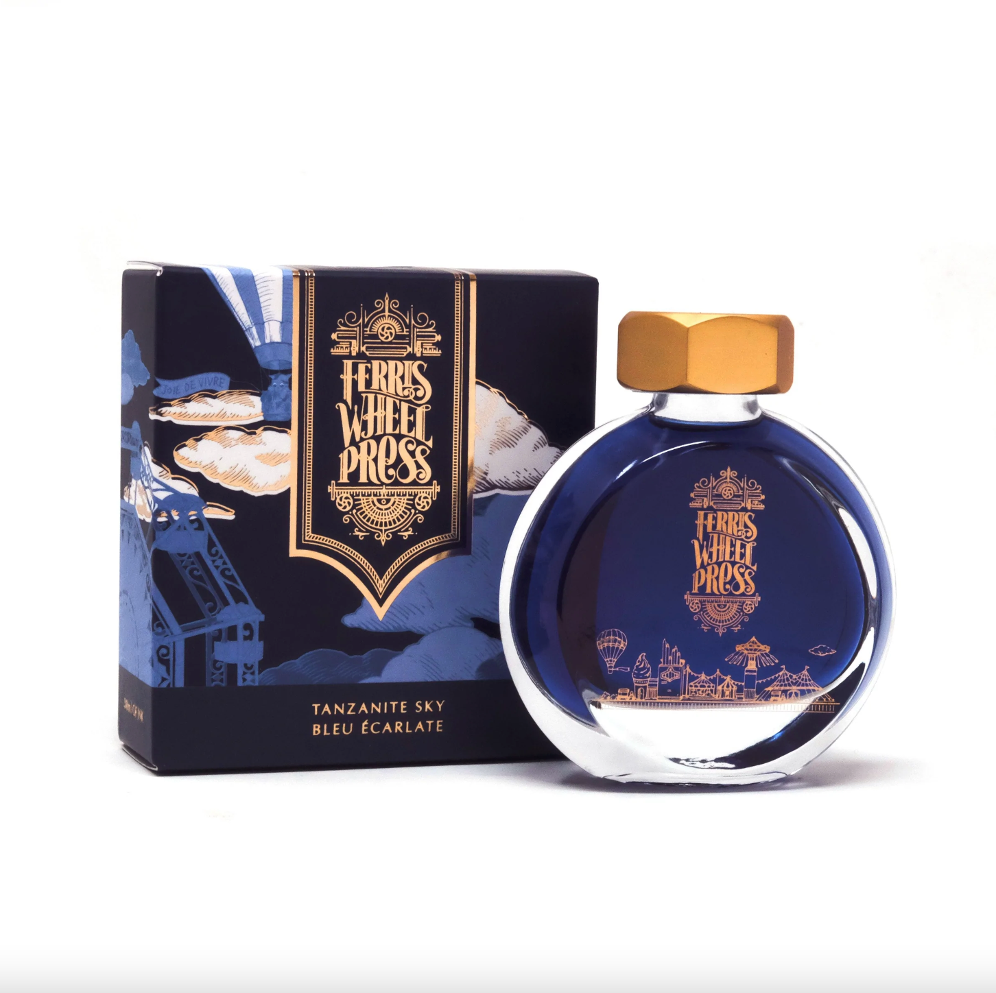 Ferris Wheel Press Fountain Pen Ink 38ml: Tanzanite Sky