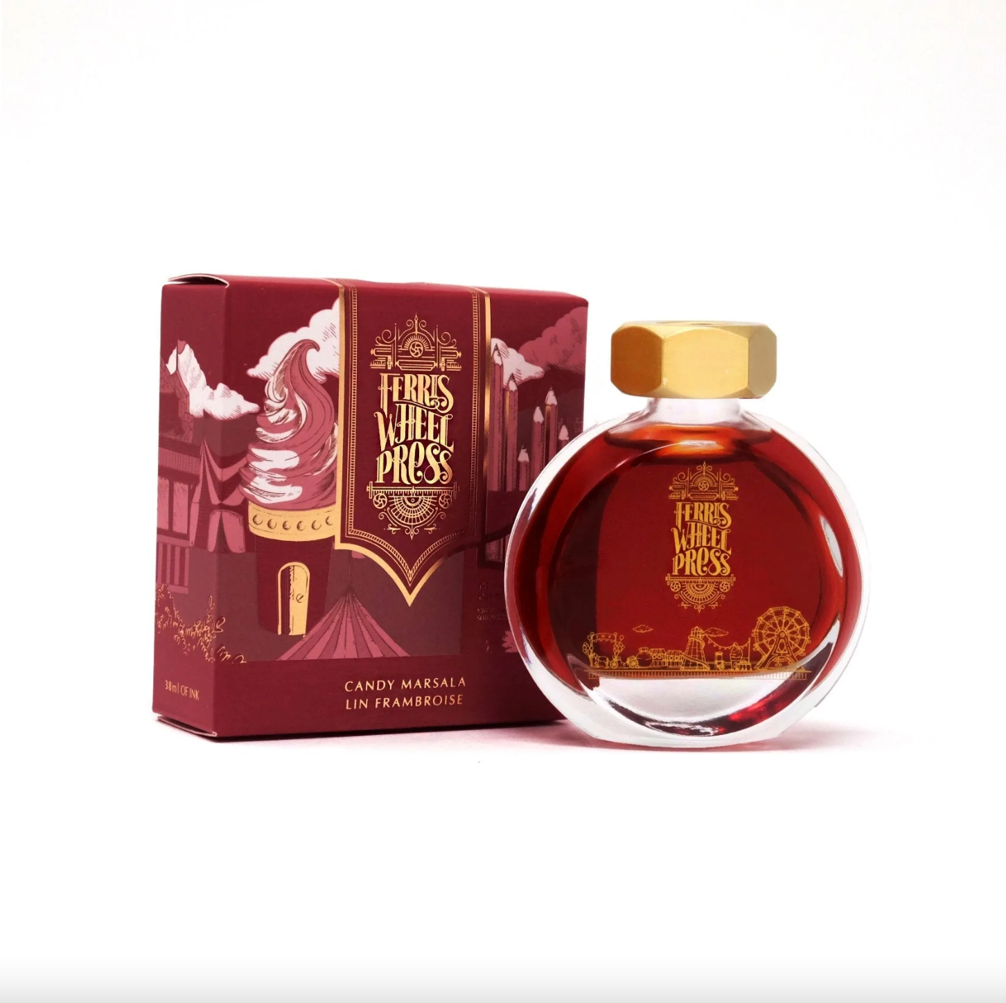 Ferris Wheel Press Fountain Pen Ink 38ml: Candy Marsala