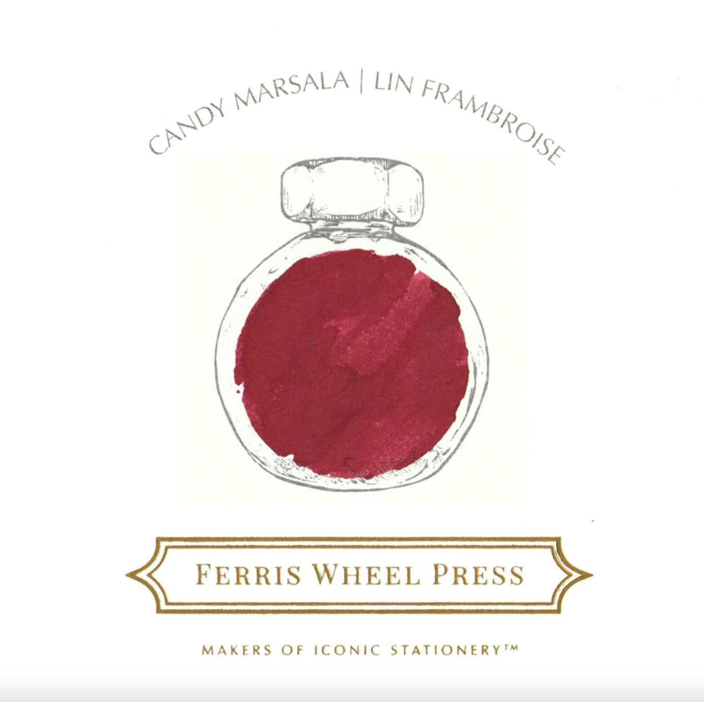 Ferris Wheel Press Fountain Pen Ink 38ml: Candy Marsala